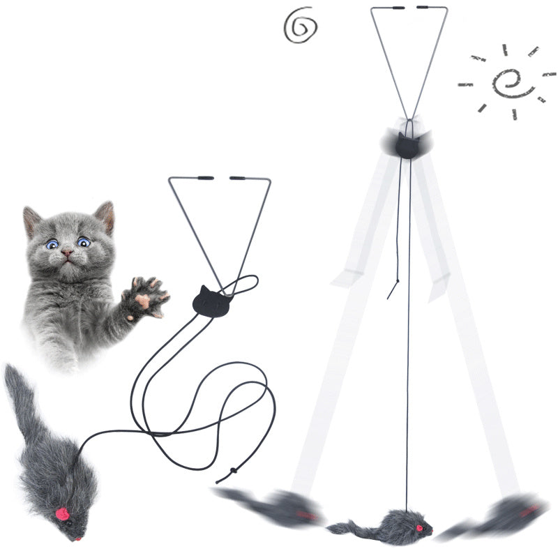 Pet Telescopic Hanging Door Mouse