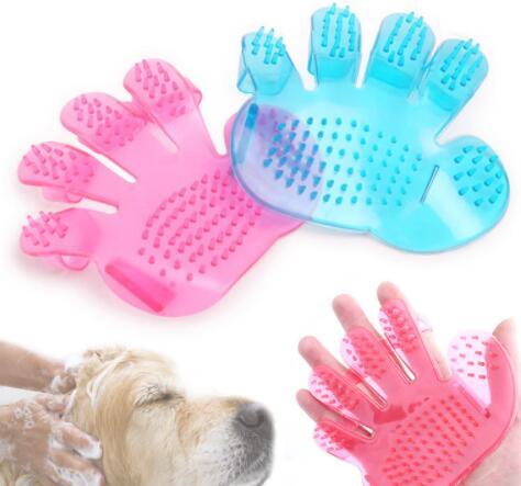 Pet finger grooming brush massage