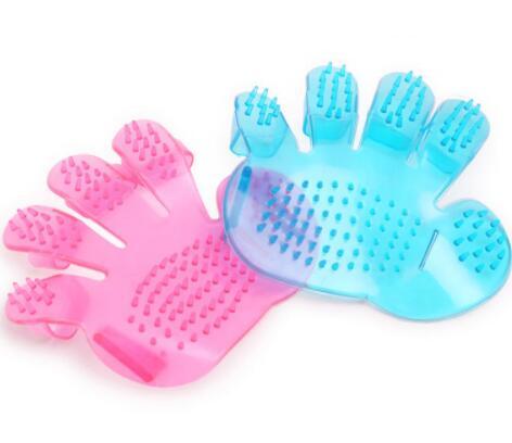 Pet finger grooming brush massage