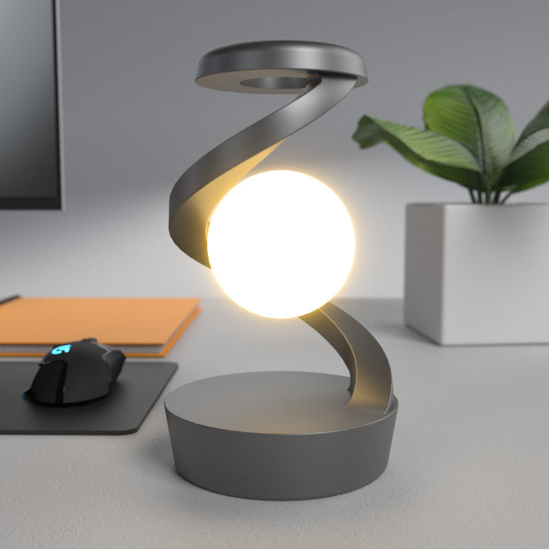 Table Lamp with Wireless Charging